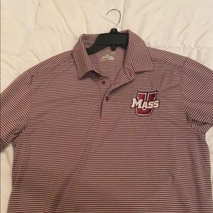 Umass under armor polo